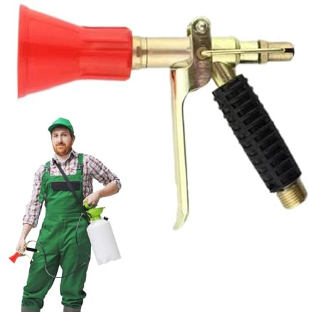 Pulverizador De Agua A Alta Presión,Pulverizador Agrícola De Largo Alcance con Alta Presión | Boquilla De Cobre Atomizador para Jardinería Lavado De Coches En Exterior