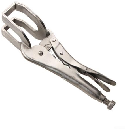 Pinze per saldatura a forma di U, morsetto regolabile in acciaio per saldatura, rivettatura e rettifica, dimensioni 22,9 cm e 28,9 cm, acciaio 45 # con elevata durezza e forte morso (11 pollici)