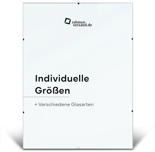 Bilderrahmen rahmenlos Glasbilderrahmen, Bildformat: 10,5 x 15 cm, Echtglas Antireflex