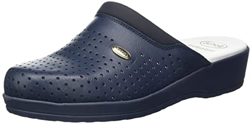 Scholl Linea Professionale Clog Backguard, Blu, 45 EU