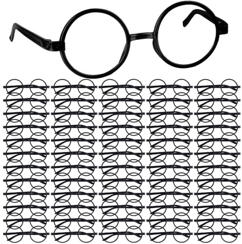 TUPARKA Wizard Glasses with No Lenses and Lightning Bolt Tattoos