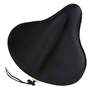 MSDADA Fahrrad Sattelbezug Memory Foam, Bequemer Fahrradsattel überzug Gepolstert, Fahrradsattel Polster Extra Weich Damen und Herren, Fahrradsitz Indoor Outdoor Cycle Sattelbezüge