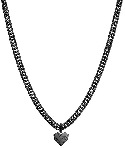 LIEBESKIND BERLIN TIME & JEWEL Halskette LJ-0853-N-45 IP Schwarz