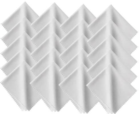 Xthel Microfiber Cleaning Cloth - Pad,iPhone,Eyeglass Cloth,Glasses Cleaning Cloth,Lens Cloth,Eye Glasses Cleaner Cloth,Lens Cleaning Cloth,Eyeglass Wipes,Glasses Wipes,Lens Wipes(20)