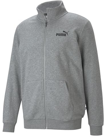 PUMA ESS No. 1 Logo Track Jacket TR, Giacche da pista Unisex adulto, Medium Gray Heather, XXL