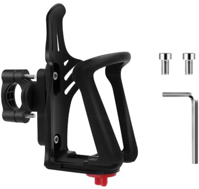 Changyeah Soporte para botellas para bicicleta, rotación de 360 grados sin tornillos, soporte para botellas, bicicleta, PC, soporte para bebidas para moto, scooter, bicicleta eléctrica, cochecito de