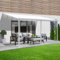 Unique Nature Terrassenüberdachung mit Hohlkammerplatten – 495x303 cm – Aluminiumrahmen in Weiß – UV-Schutz, Regenablauf & stabile Konstruktion – ideal für Garten, Terrasse & Grillplatz