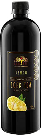 Alchemy Lemon Iced Tea Cordial Syrup Concentrate for Cocktails & Mocktails (1 x 750ml)