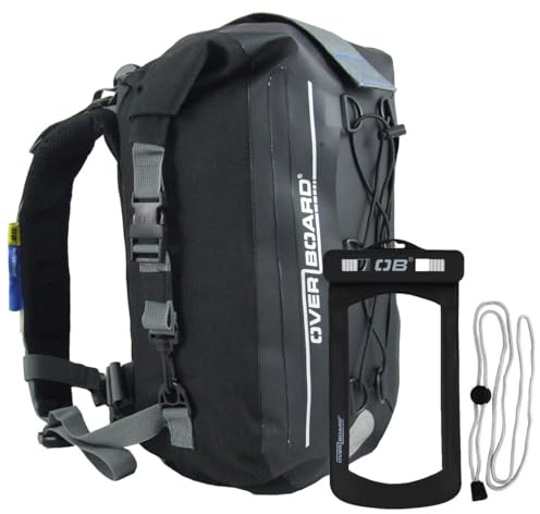 OverBoard Bolsa Estanca Premium | 100% Mochila Impermeable con Sistema de Cierre Sellado 20/30 Litros