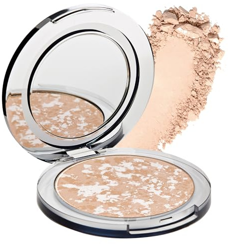 PÜR MINERALS Pressed Setting Powder Balancing Act - Skin-Perfecting Pressed Compact Powder for Smooth & Fresh Natural-Matte Finish - Translucent Setting Powder Makeup for All Skin Tone, Cruelty Free