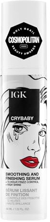 Crybaby Smoothing and Finishing Serum by IGK for Unisex - 1.5 oz Serum