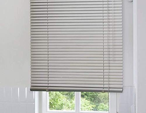 Alu Jalousie Silber - Breite 40 bis 220 cm - Höhe 140/170 / 240 cm - Tür Fenster Rollo Jalousette Aluminium Fensterjalousie Lamellen Metall (70 x 170 cm)