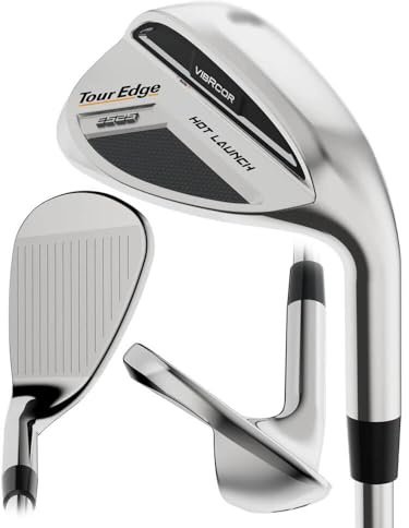 Tour Edge Hot Launch E525 VIBRCOR Sand Wedge 56* (Graphite UST Helium White, Ladies) Women's 2025