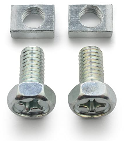 Easyboost 2 Schrauben Muttern für Batterie für Motorrad Roller AM6 Derbi Aerox Jog Maxiscooter Ersatz Schrauben Klemmen