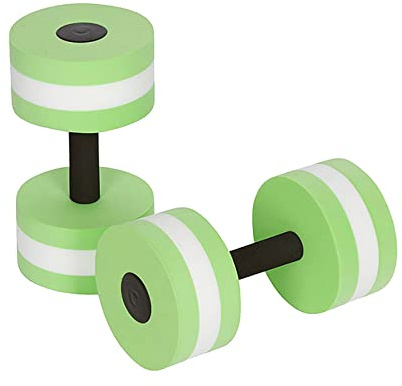 Uppsättning av 2 vattenhantlar aerobics simbassänghantlar för träning, vattenaerobics sport vattenhantlar set skumhantlar fitness motstånd skivstänger flottörutrustning för viktminskning