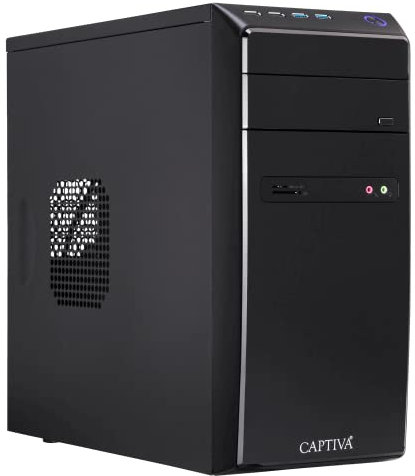 Captiva Power Starter I68-896 | Intel i5 12400 | B660M Mainboard | Intel UHD Graphics | 32GB DDR4 RAM | SSD 500GB M.2 | ohne HDD | Luftkühlung | Card Reader | ohne Windows | Office