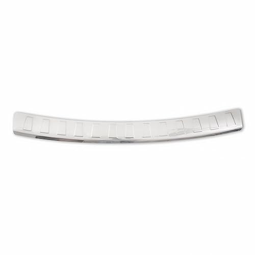 J&J AUTOMOTIVE Protezione Paraurti Posteriore per Volkswagen Touran 2009-2016, su Misura, Salvabordo di Carico Antigraffio, Cromata