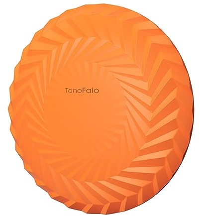 TanoFalo Disco volador para perro, juguete volador para perros de 7.2 pulgadas, material TPR suave resistente a desgarros, juguete interactivo duradero para buscar perros al aire libre, flotas en el