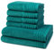 Vossen - Vienna Style Supersoft - 4 X Handtuch 2 X Duschtuch - Im Set - Baumwolle - extrem flauschig (6er Set Lagoon)