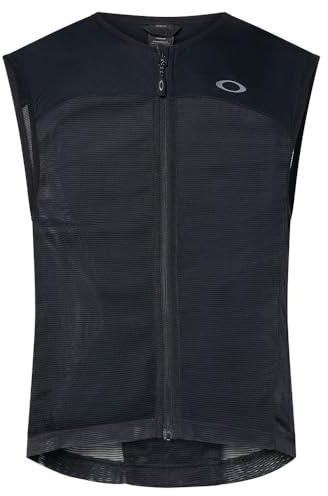 Oakley Mens Snowbound D3O Back Guard Vest, Blackout, X-Large