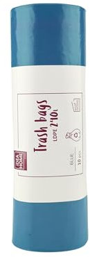 IDEA HOME-10 Stück LDPE Müllsäcke Abfallbeutel Mülltüten Kehrichtsäcke Entsorgung Mülltrennung Blau 240L