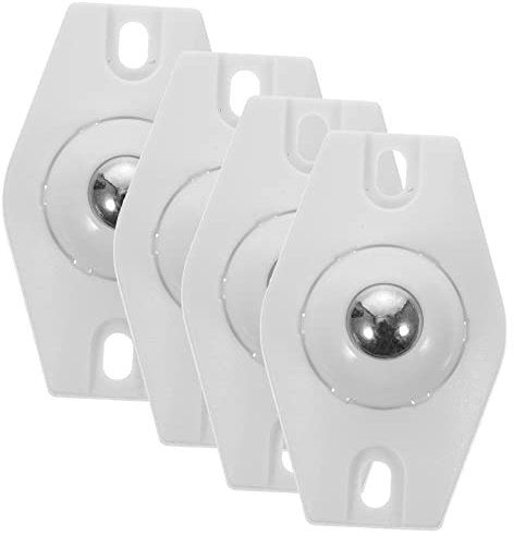 HAWILLOSCH Caja De 4 Piezas polea pegajosa aparato reemplazo ruedas giratorias rodillos rueda de cajas de ruedas rueda de pasta rodillo de ruedas Acero inoxidable