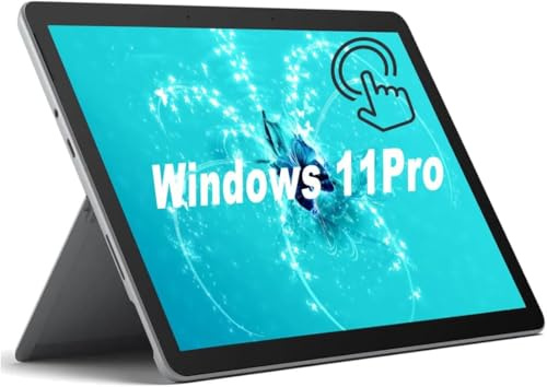 Microsoft Surface Go 2 Tablet PC Portatile Touchscreen, Display FHD 10,5 (1920x1080), Intel Pentium 4425Y, 4 GB di RAM, 64 GB di SSD, USB 3.0, Tastiera Giapponese, Win11 Pro (Ricondizionato)