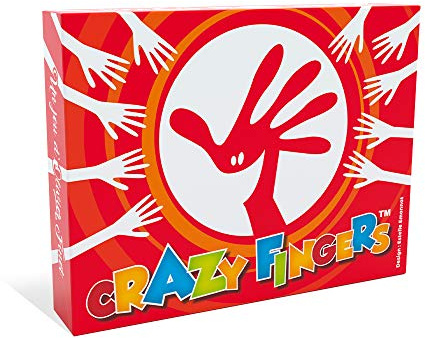 Crazy Fingers Le Jeu de Cartes Drôle et Fou à Emporter Partout, Fun, Embrouilles et Fous-Rires garantis, 8 Jeux Crazy de 2 à 15 Joueurs.