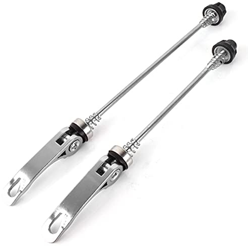PLATT Cierres rápidos para Bicicletas, Aleación Aluminio Bike Pinchos De Eje De Liberación Rápida, Eje De Rueda Delantero Y Trasero para Bicicleta, para Bicicleta De Montaña Y Carretera