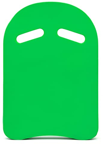 Alephnull Tabla de entrenamiento de natación para adultos, tabla de natación con mango antideslizante para ejercicios de piscina, espuma EVA ligera, ayuda de entrenamiento técnico (verde)