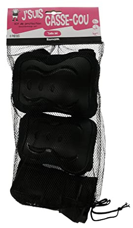 UPFIT - Sets de Protection Rollers - Kit de Protection vélo 6 pièces - Taille M - Kit de Protection pour Tous Types de Sport de Glisse,Protège Genoux Enfants/Adultes,protège Coudes Enfants/Adultes