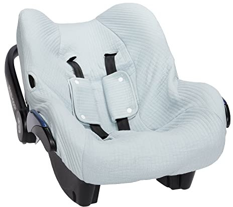 Little Dutch TE40442004 Bezug für Babyschale - Pure soft blau