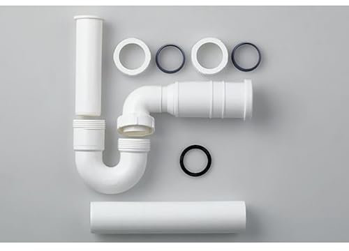 LAUFEN Siphon, DN40, mit flexibler Ablaufverbindung, für Stand-Bidet, Kunststoff, H8949750000001