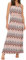 ONLY Damen Maxi Kleid Winner Trägerkleid mit Alloverprint 15177381 Cloud Dancer Arabian Zigzag 42