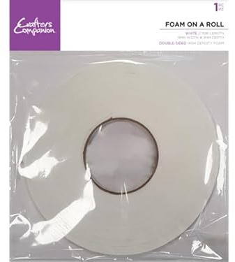 Threaders Crafter's Companion-Espuma en rollo-10 m, Blanco, 10 m