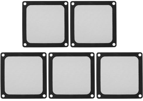 5-pack 80x80 Mm Dammfilter för Datorkylarfläkt, Magnetram PC-Fläkt Dust Mesh PC-kylfilter, Fläktfilter Dammtät Lock för Gör-det-själv PC-fodral Fläkt Smutsfiltrering