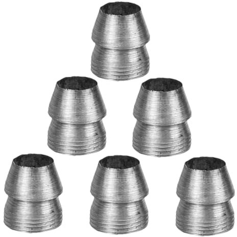 BCOATH Juego De 6 Hachas De 8 Mm De Hierro De Repuesto para Hachas Herramientas De Jardín Cono para Martillo Herramienta De Artesanía De Jardín