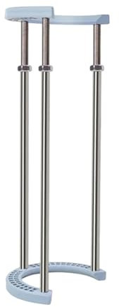 Fuhjythy Supports D'Évier Sous Plan Support de Lavabo Réglable en Acier Inoxydable en Forme de C Support D'Évier de Cuisine et de Salle de Bain A