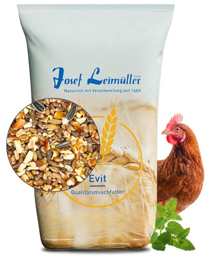 Leimüller Mangime Anti-Stress per Galline 25 kg - Muesli con Melissa & Magnesio - Contro Aggressività & Beccaggio - Naturale Austria Senza OGM