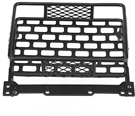 ERYUE Steel Luggage Tray Roof Rack Metal for 1/10 RC Crawler Car, Easy to Install for CC01 / CR01 / D90 1/10 /8 RC Crawler Car Enthusiasts (Small Size)