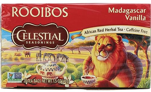 Celestial Seasonings Madagascar Vanilla Red Tea Bags - 20 ct