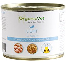 OrganicVet Katze Nassfutter Veterinary Light, 6er Pack (6 x 200 g)