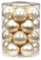 Magic Weihnachtskugeln Glas 6cm, 20 STK. Christbaumkugeln, Farbe: Perle - Champagner Opal matt