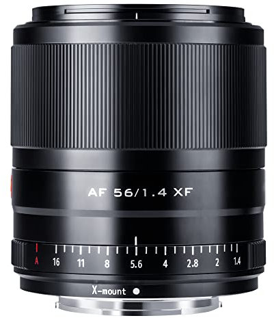VILTROX 56mm F1.4 STM XF Lens Auto Focus APS-C Frame Standard Prime Lens Large Aperture For Fujifilm Fuji X-Mount Mirrorless Camera X-M1 X-H1 X-PRO1/2/3 X-T2 X-T3 X-T4 X-T20 X-T30 X-T200 X-S10
