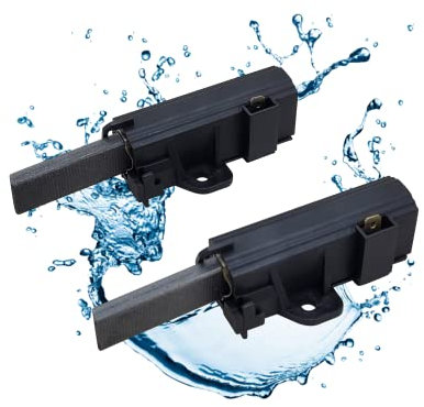 Lichtblau 2 Stück Motorkohlen für Waschmaschine und Waschtrockner I Kohlebürsten 4006020152 2er Set Ersatzteile für AEG Privileg Electrolux Quelle I SOLE Motor 481281719419