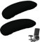 Office Chair Arm Covers 2 PCS Black Armrest Covers Dirt Resistant Armchair Arm Covers Stretchable Chair Armrest Covers Removable Office Seat Hand Rest Protector Elastic Computer Arm Protectors