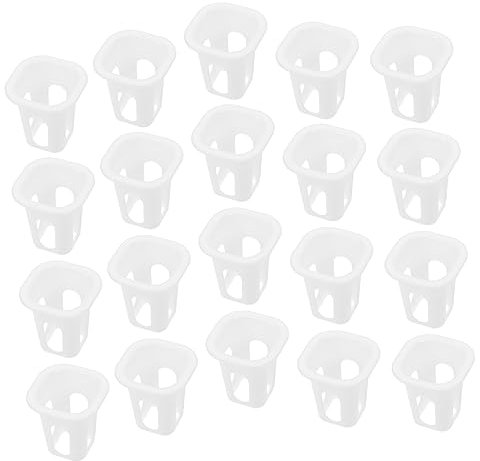 Happyyami 100pezzi Cesti di Coltivazione Contenitori per Germinazione di Piante Cestini per Piante Senza Suolo per Orticoltura e Giardinaggio