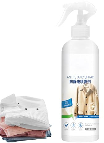 Spray Protector Estático - Spray Antiestático 290ML | Electrostáticos Para Ropa De Larga Duración, Y Seguros Para El Cabello, Muebles, Juguetes, Coches, Armarios, Elimina Instantáneam
