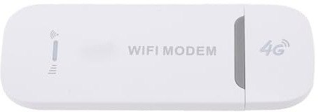 Annadue Modem WiFi 4G LTE Router Hotspot Portatile con Alimentatore USB per Viaggi Home Office Internet Ad Alta velocità Fino a 150 Mbps Supporta 8 Dispositivi Crittografia WPA2 S (WHITE)