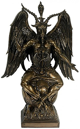 Figuren-Shop.de Baphomet - Figura grande de bronce